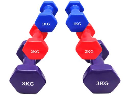 hantel żeliwny powlekany 2kg na Arena.pl