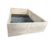 WARZYWNIAK ZIELNIK SKRZYNIA NA WARZYWA 120x80x30 WYSOKI + AGROWŁÓKNINA