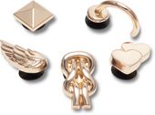 Crocs Przypinki Charms OzdobY Piny Do Butów Jibbitz Elevated Gold Gurl 5pc