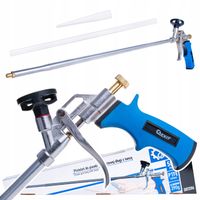 PISTOLET DO PIANKI MONTAŻOWEJ DŁUGI 500MM Z REGULACJĄ PTFE MOCNY ALU