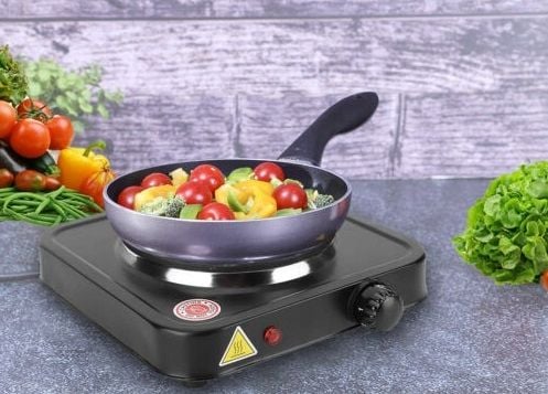 KUCHENKA ELEKTRYCZNA JEDNOPALNIKOWA PRZENOŚNA POLOWA TURYSTYCZNA 1000W na Arena.pl