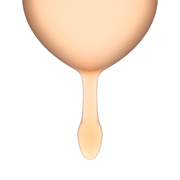Satisfyer Feel Good Menstrual Cup Set Orange zdjęcie 4