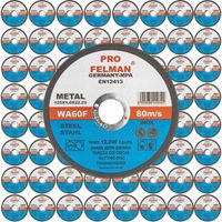 50 szt Tarcza Tarcze Do Cięcia Metalu 125x1,0 Pro Felman Mocne Germany