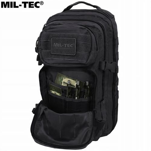 PLECAK WOJSKOWY TAKTYCZNY MILITARNY MIL-TEC ASSAULT TURYSTYCZNY 20L CZARNY na Arena.pl