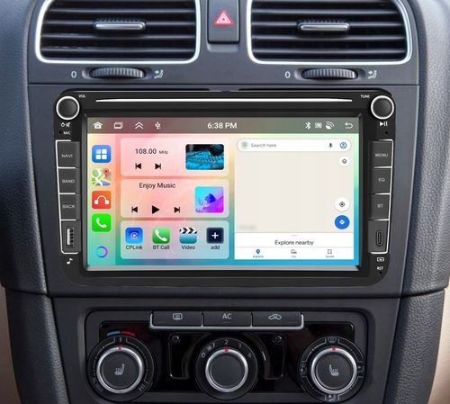 RADIO ANDROID 2DIN 4+64 GB 8 CALI VW PASSAT B6 B7 GOLF 5 V 6 VI SKODA na Arena.pl