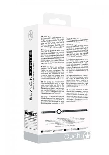 silicone ring gag   with adjustable bonded leather straps na Arena.pl