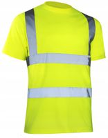 T-SHIRT ROBOCZY ODBLASKOWY OSTRZEGAWCZY koszulka robocza ostrzegawcza