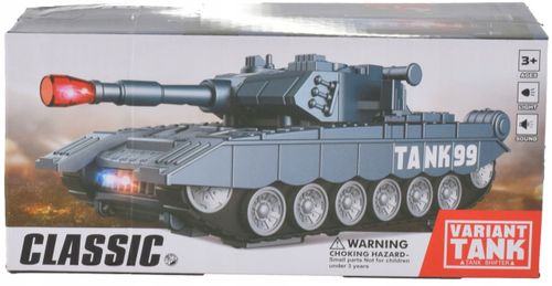 AUTO CZOŁG ROBOT AUTOBOT 2w1 POJAZD NA BATERIE DLA DZIECI ŚWIECI JEŹDZI na Arena.pl