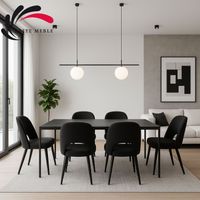 Krzesło Tapicerowane Premium KL-5 Czarny Piano 16