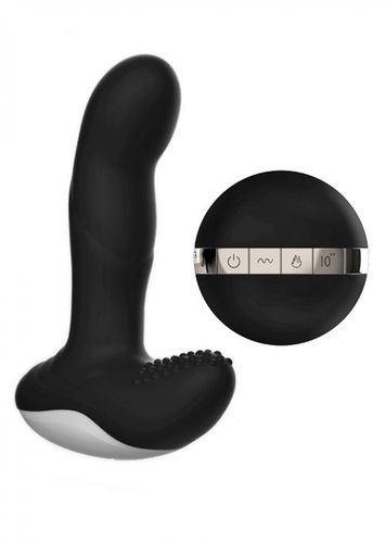 Wibrator Silicone Massager USB 7 Function + Pulsator / Heating BLACK na Arena.pl