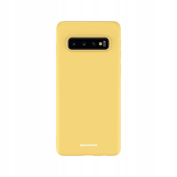 Spacecase Silicone Case Galaxy S10 Yellow zdjęcie 9