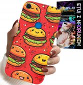 ETUI DO HUAWEI Y6S - SŁODKIE UŚMIECHNIĘTE BURGERY POKROWIEC