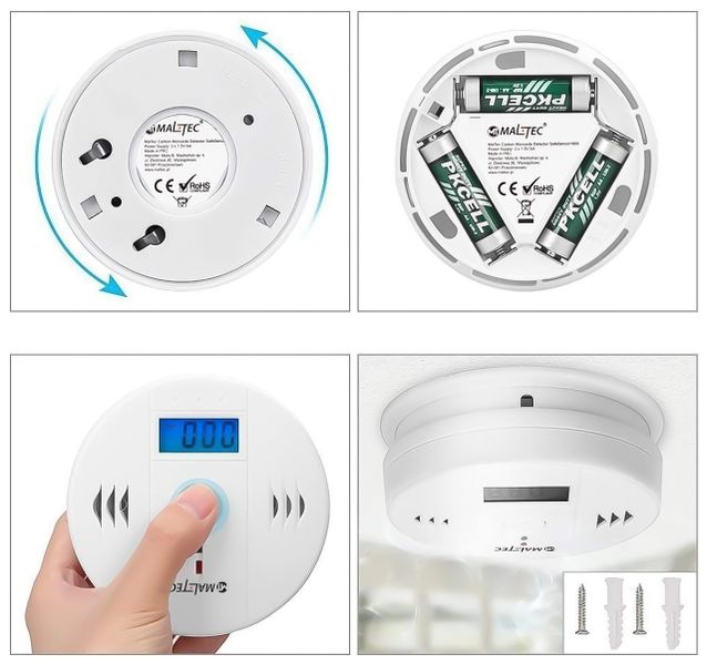 Czujnik Czadu Tlenku Węgla Certyfikowany SafeSensor1000 zdjęcie 7