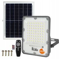 Halogen solarny LED naświetlacz z czujnikiem 100W