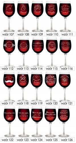 Kieliszek do wina z GRAWEREM prezent upominek urodziny dzień kobiet + KOREK na Arena.pl