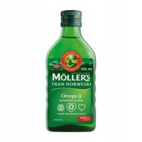 Möller’s Tran Norweski naturalny 250 ml – odporność, omega-3, wit. D