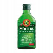 Möller’s Tran Norweski naturalny 250 ml – odporność, omega-3, wit. D