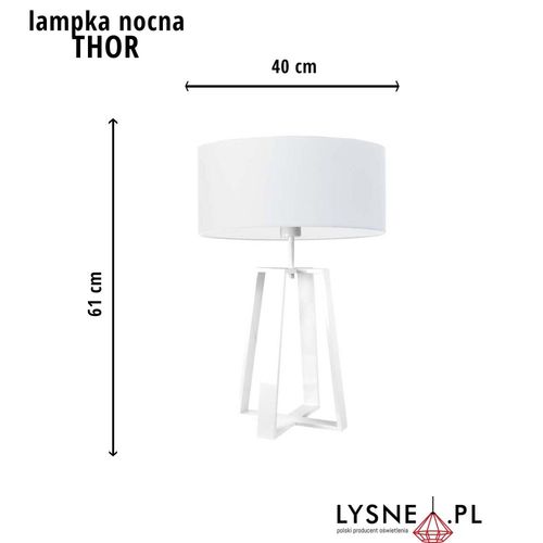 Lampka nocna z abażurem THOR na Arena.pl