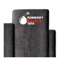 Ręcznik z haftem 100x50 bawełniany prezent z imieniem dla TATY