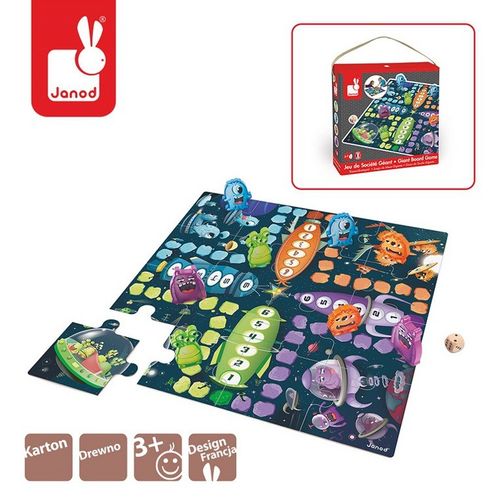 Podłogowa gra Chińczyk Potworki, Janod na Arena.pl