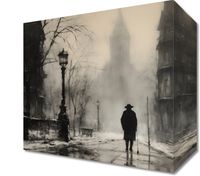 Obraz 20x20cm Mgła nad Londynem