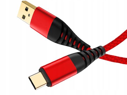 WZMACNIANY KABEL USB TYP C QC 3.0 QUICK CHARGE 2M na Arena.pl