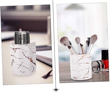 Kubek ceramiczny do łazienki na szczoteczki pędzle na Arena.pl