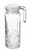 KADAX Dzbanek Szklany 1L Na Wodę Napoje Z Pokrywką