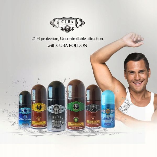 CUBA ORIGINAL DEO ROLL -ON MEN WILD HEART 50 ML zdjęcie 2