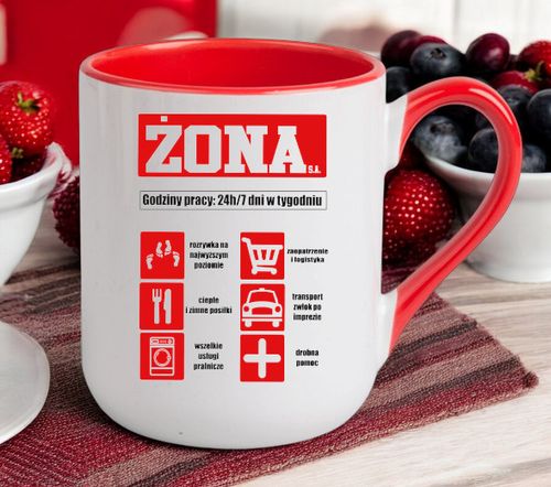 KUBEK Z NADRUKIEM PREZENT DLA KOLEŻANKI DZIEWCZYNY ŻONY MAMY DZIEŃ KOBIET na Arena.pl