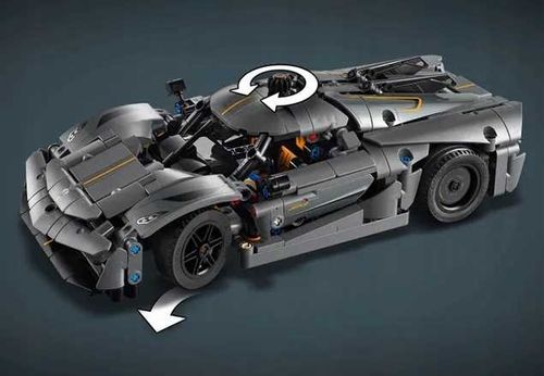 42173 - lego technic - szary hipersamochód koenigsegg jesko absolut na Arena.pl