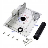 ALUMINIOWA PŁYTA DO STOŁU FREZARKI Z PŁOTEM PRZESUWANYM IPROWADNICĄ