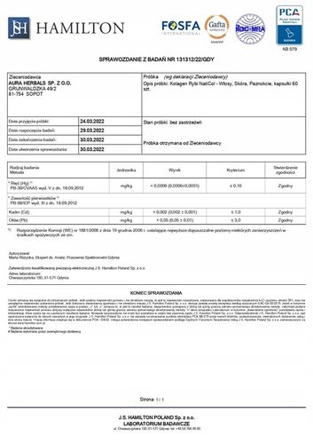 Aura Herbals KOLAGEN rybi NatiCol SELEN cynk BIOTYNA 90t na Arena.pl