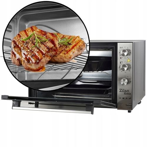 PIEKARNIK ELEKTRYCZNY MINI GRILL TIMER CZARNY 2000W 70L na Arena.pl