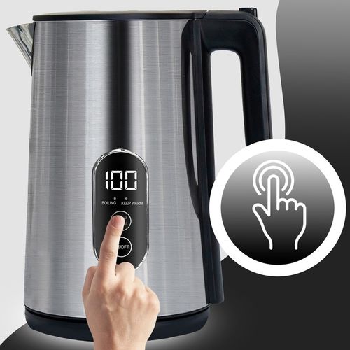 CZAJNIK ELEKTRYCZNY BEZPRZEWODOWY DOTYKOWY 1800W REGULACJA TEMPERATURY 1,8L na Arena.pl