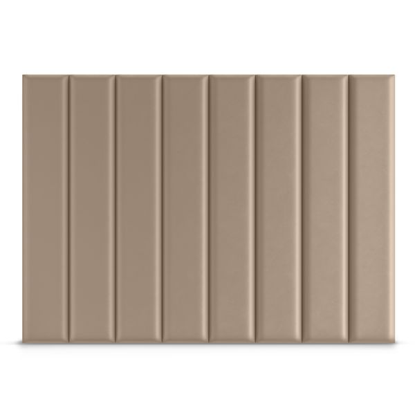 PANEL TAPICEROWANY BEŻOWY WEZGŁOWIE 3D 90cm x 15cm zdjęcie 5