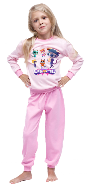 Piżama dziecięca Super Koty zdjęcie 2