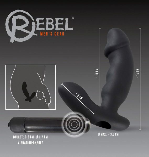 Rebel Cock-Shaped Vibe zdjęcie 7