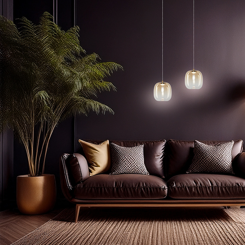 Lampa wisząca VASO 2 AMBER 4W na Arena.pl