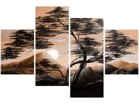 140CM 70 OBRAZ SPOKOJNA NOC ŚCIENNY