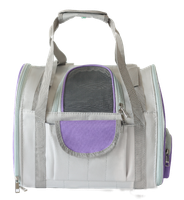 Transporter dla zwierząt plecak do 7 kg fioletowy PETPACKER 35x23x28cm