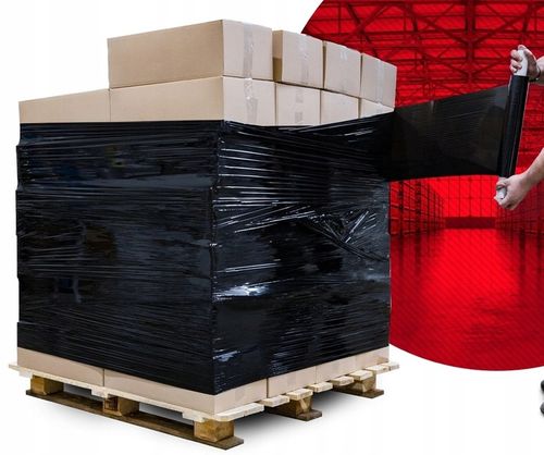 FOLIA STRETCH 3KG XXL STRECZ CZARNA CZARNY DOBRZE KRYJĄCA BARDZO MOCNA na Arena.pl