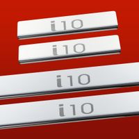 Listwa progowa HYUNDAI I10 MK1 Stal nierdzewna 304 połysk 4szt