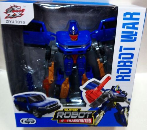 Robot transformer samochod terenowy jeep na Arena.pl