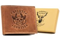 duży portfel męski ze skóry naturalnej - always wild