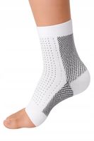 Skarpety uciskowe kompresyjne L/XL białe – unisex, sport, podróż