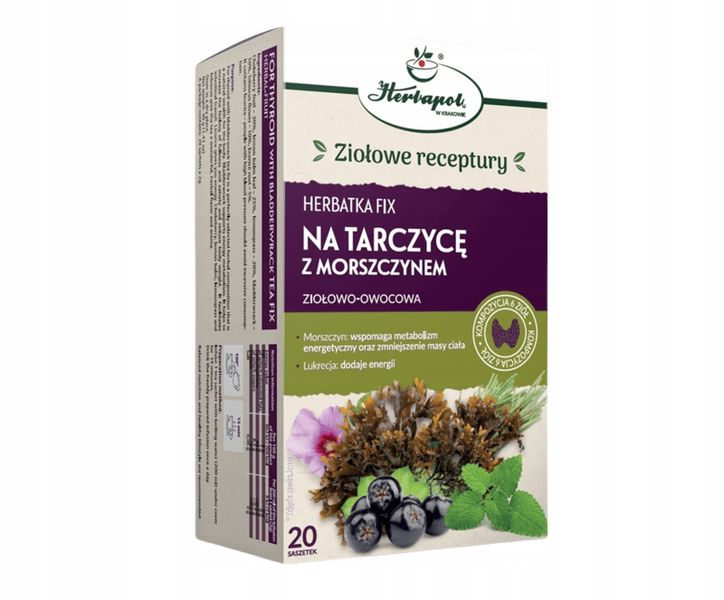 Herbata NA TARCZYCE Z MORSZCZYNEM Herbapol 20szt zdjęcie 1