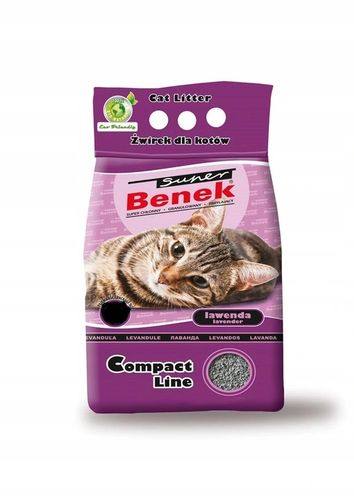SUPER BENEK Żwirek Compact Lawenda 10l na Arena.pl