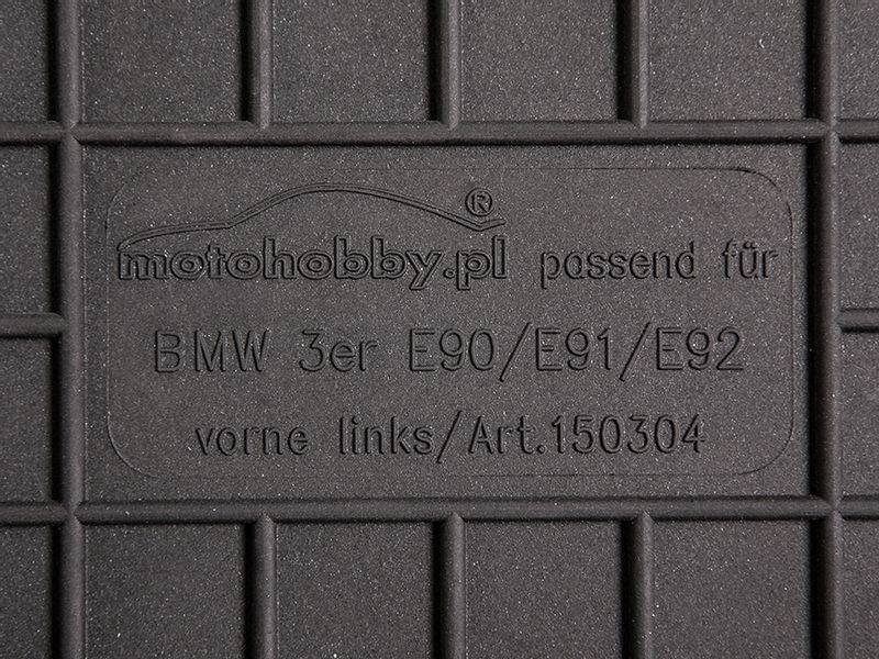 BMW 3 E90 E91 E92 DYWANIKI GUMOWE PRZÓD DEDYKOWANE zdjęcie 2