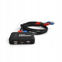 Przełącznik KVM HDMI 2.0 USB 2.0 Switch 4K/60HZ 2 KOMPUTERY - 1 MONITOR